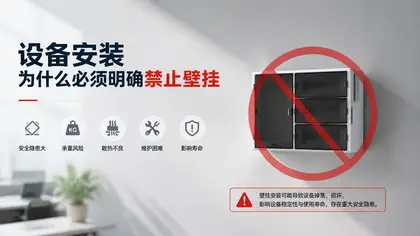 设备安装为什么必须明确禁止壁挂